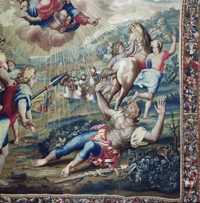 Tapestry Depicting the Acts of the Apostles, the Conversion of Saint Paul (detail) by Raffaello Sanzio Raphael